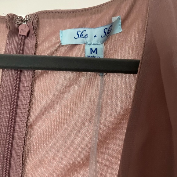 She + Sky shorts romper - Picture 4 of 4